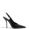 Larroudé X Altuzarra Pump In Black Leather
