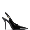 Larroudé X Altuzarra Pump In Black Patent Leather