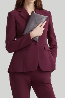 'Medallion' Envelope Clutch Satin