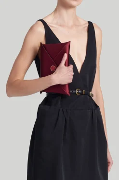 'Medallion' Envelope Clutch Satin