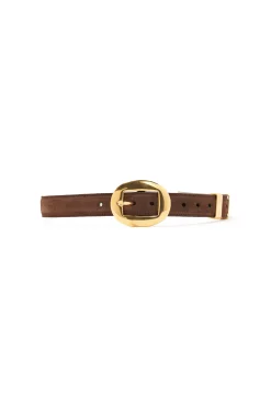 'Vintage' Brass Buckle Belt